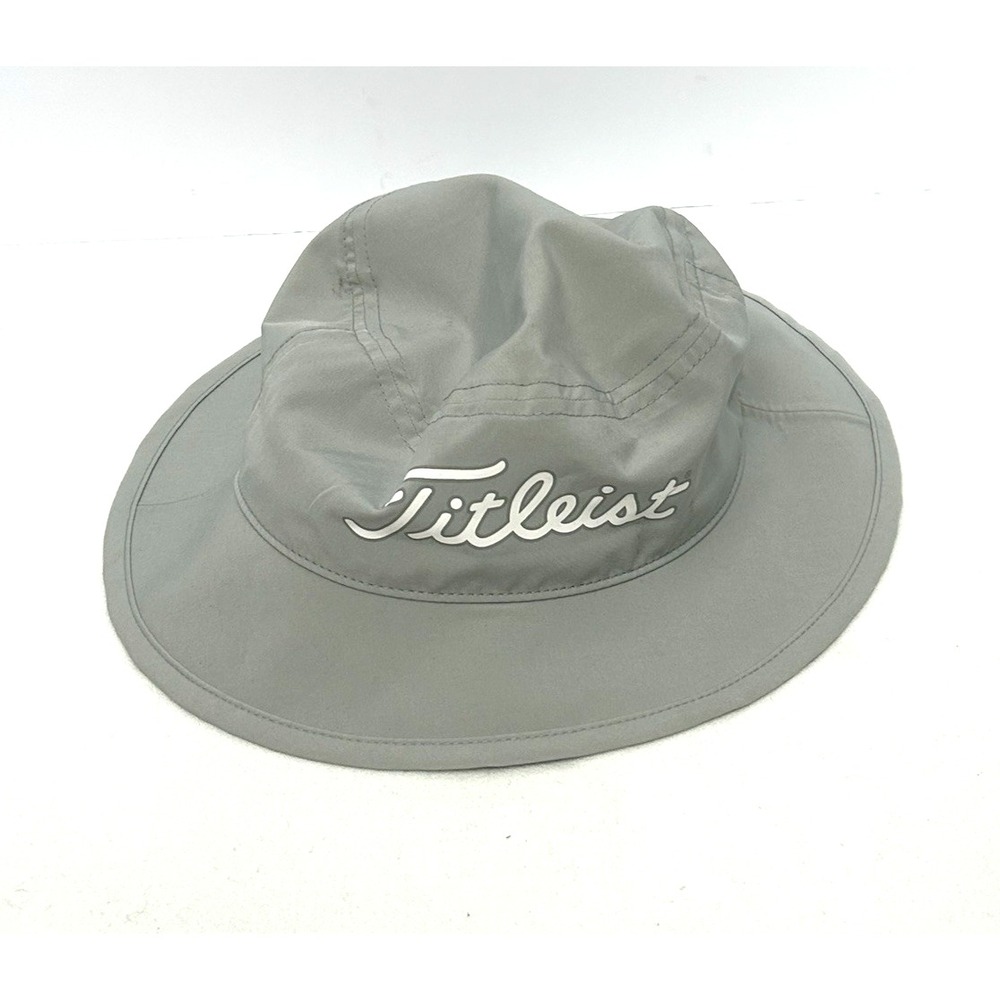 Titleist Breezer Bucket Hat Gray/White OSFA Adjustable Athletic Athleisure